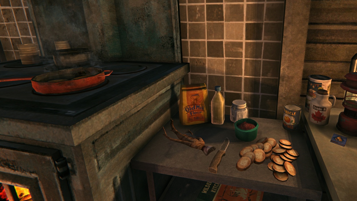 Приграничная кухня в игре The long dark после выпуска третьей части DLC