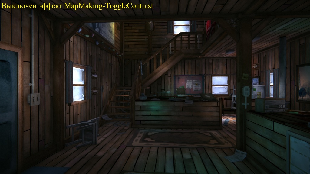 Выключен эффект Contrast Enhance в игре The long dark