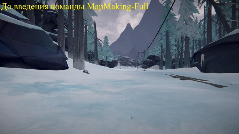 До введения команды MapMaking-Full в игре The long dark