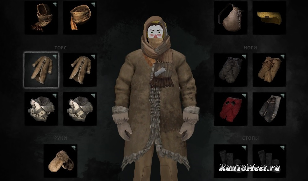 Пальто из оленьей шкуры в игре The long dark из мода Northfolk Clothing Pack