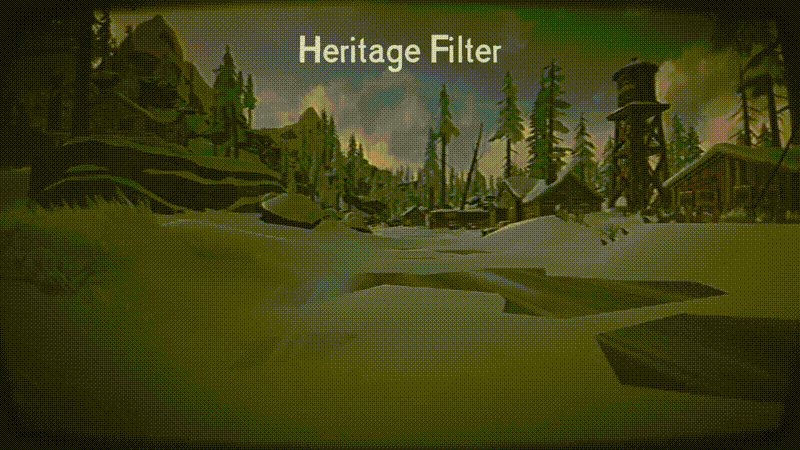 Графический фильтр Heritage в игре The long dark